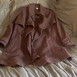 Burberry cashmere coat size 6